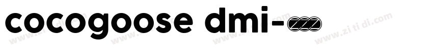 cocogoose dmi字体转换